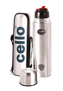 Cello Flip Style Stainless Steel Bottle Thermos Flask