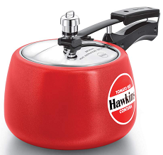 Hawkins Contura Ceramic Coated Pressure Cooker_Red