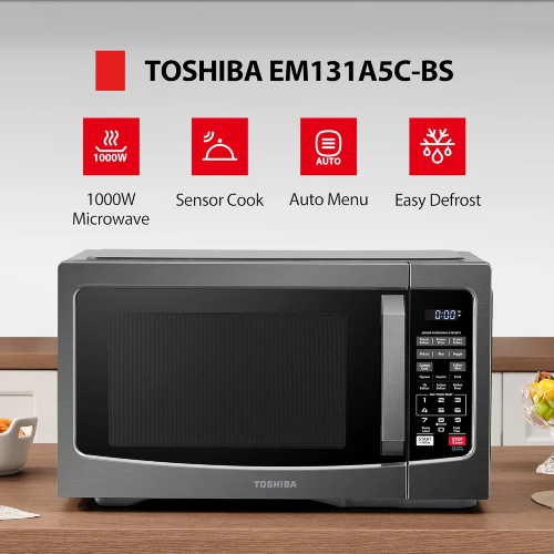 toshiba-em131a5c-bs-countertop-microwave-ovens-12.4-inch-removable-turntable-smart-humidity-sensor