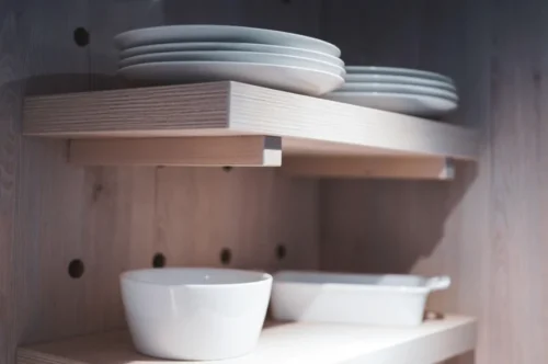 Kitchen layout and storage ideas in small space